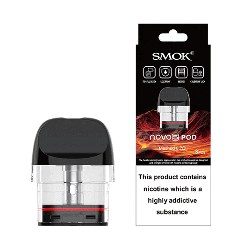 Smok Novo 5 Meshed 0.7 Ohm MTL Pods Replacement (3PC)