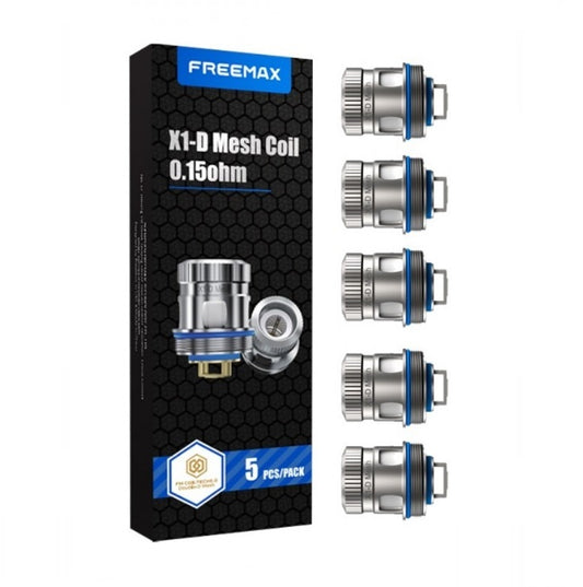 Freemax X1-D Mesh Coil 0.15 Ohm (5 COILS)