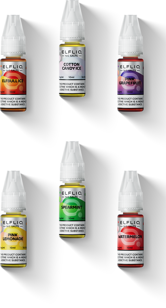 ELFLIQ Nic Salts E-Liquid (10x10ml = 100ml) - Free Delivery Smoke Shop ELFLIQ Nic Salts E-Liquid (10x10ml = 100ml) - Free Delivery Smoke Shop