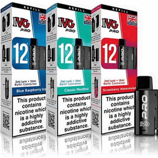 IVG Pro 12 Pods Prefilled Replacement Refill Pods | 20mg | IVG Pro 12 Refills MIX &MATCH