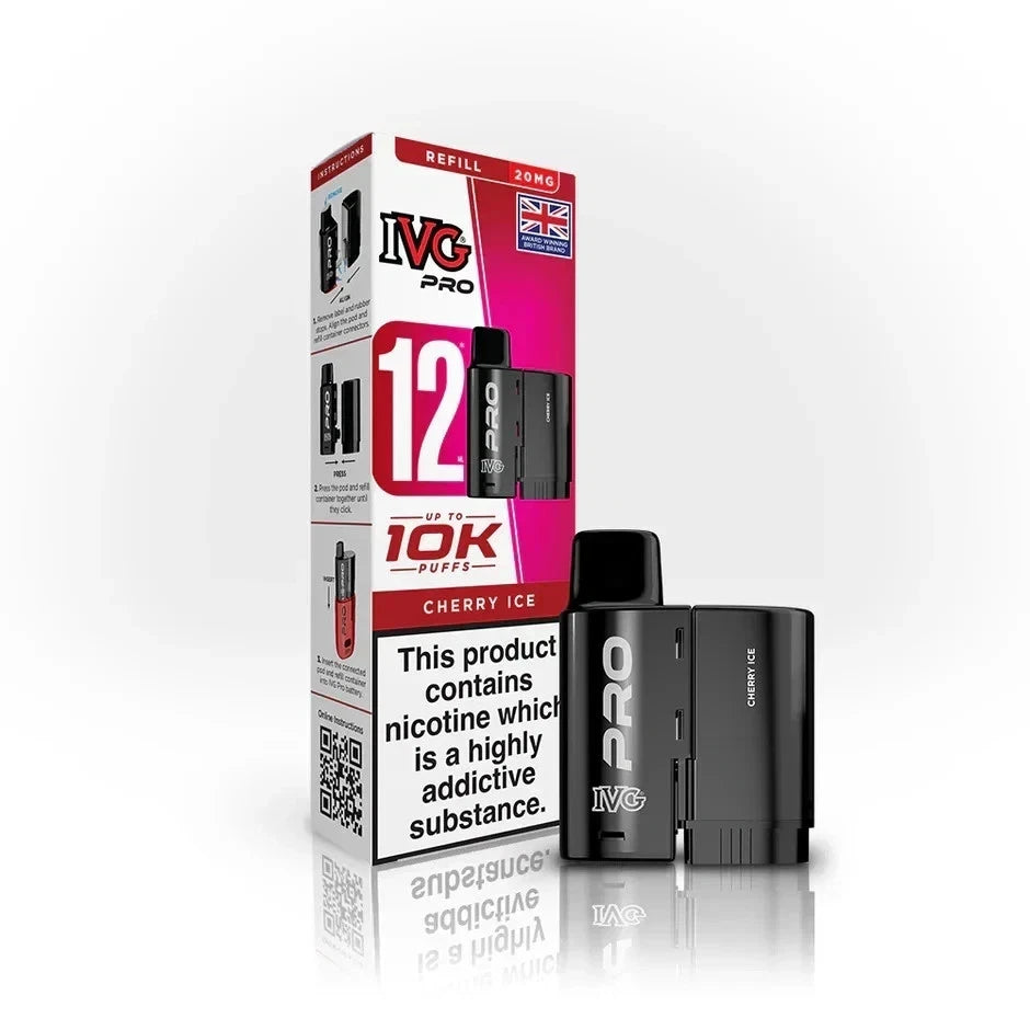IVG Pro 12 Pods Prefilled Replacement Refill Pods | 20mg | IVG Pro 12 Refills MIX &MATCH