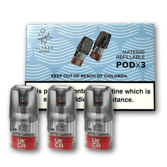 Elf Bar Mate 500 Replacement Pod 1.6ML 1.2 OHM (3PC)