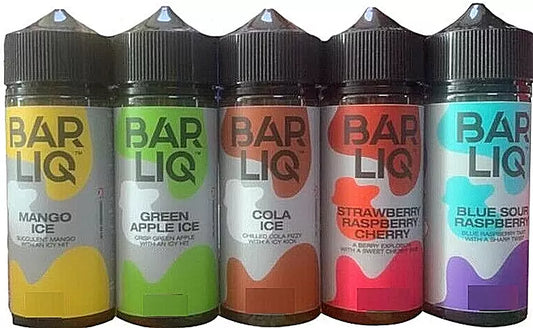 Bar Liq E Liquid Vape Juice 100 70vg 30pg 0mg