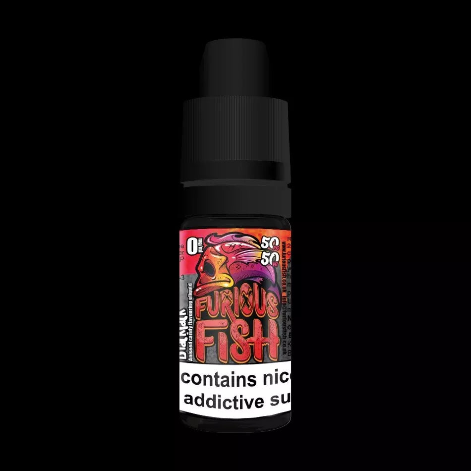 Furious Fish E liquid Vape Juice 18 mg 10x10ml (Full Box)
