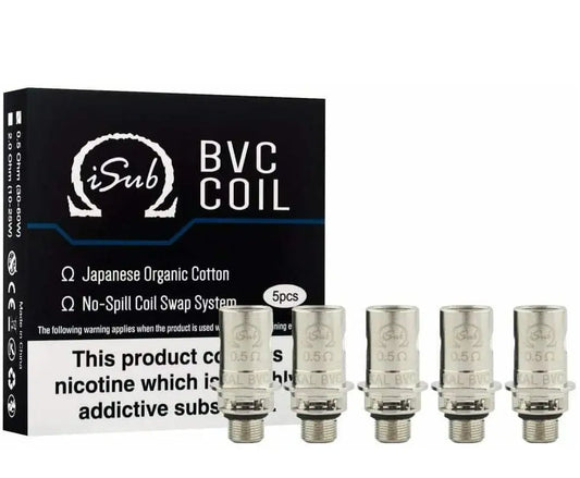 Innokin Isub BVC Coil 0.5Ω (30-60W) Pack Of 5