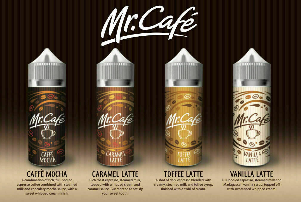 Mr Cafe 100ml 0mg E-Liquid Shortfill