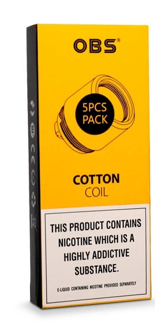 OBS Cotton Coils - NX 1.4 OHM (5PC)