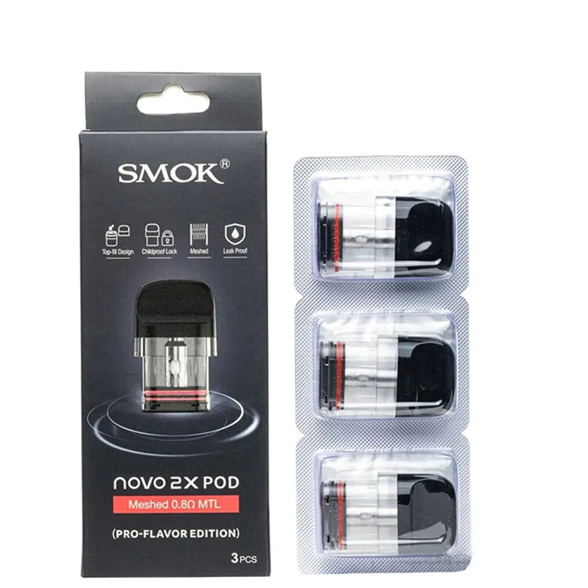 Smok Novo 2X Replacement Pods (Pack of 3)