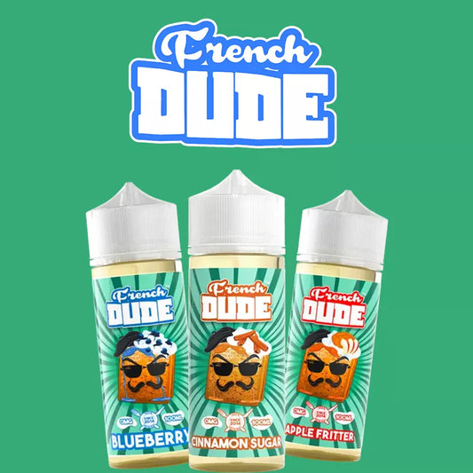 French Dude E Liquid Vape Juice 100-0mg 70/30 VG/PG