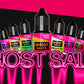 Vapes Bars Ghost 10ml Nic Salt 10mg&20mg PACK OF 10