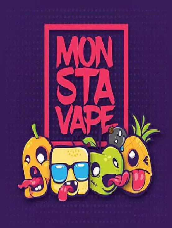 Monsta Vape Malaysian E Liquid Vape Juice Bottle 50-0mg 70/30 VGPG TPD