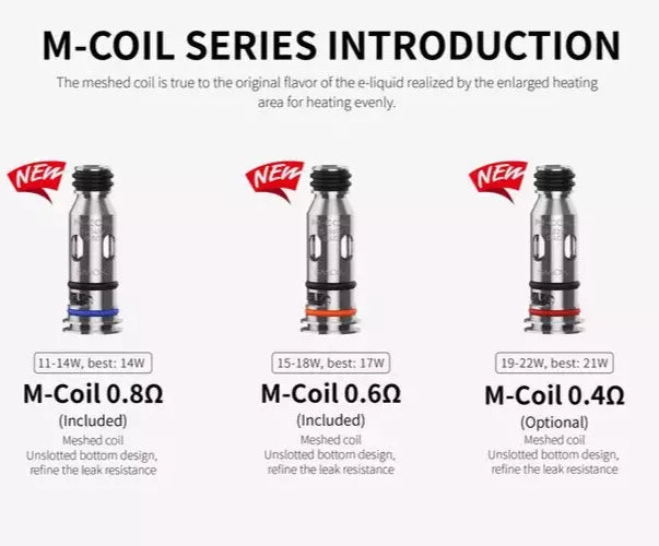 SMOK M REPLACEMENT COILS 0.4/0.6/0.8ohm/Tech247 Empty Spare Pods