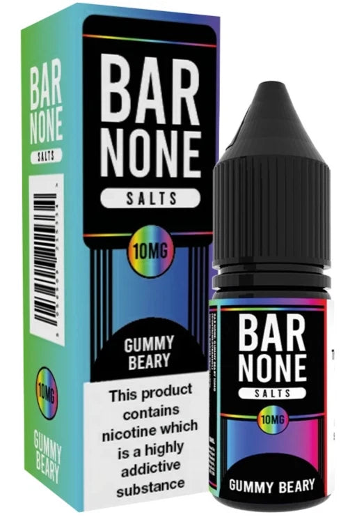 Bar None Nic Salt E-Liquid 10ml–50/50–10mg/20mg –|PACK OF 10| All Flavours UK