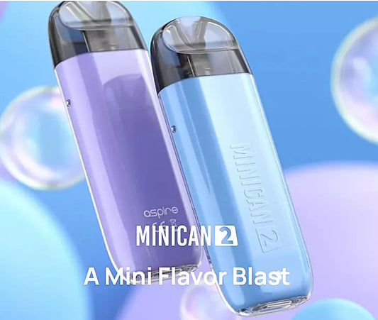 ASPIRE MINICAN 2 POD VAPE KIT 400mAh MTL 2ML E-Liquid Capacity Fast Dispatch