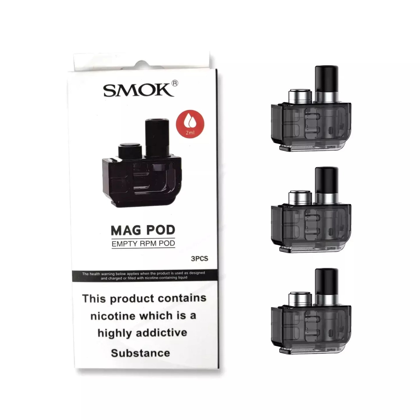 Smok Mag Spare Empty RPM replacement Pods - 3 pcs - Empty Pods