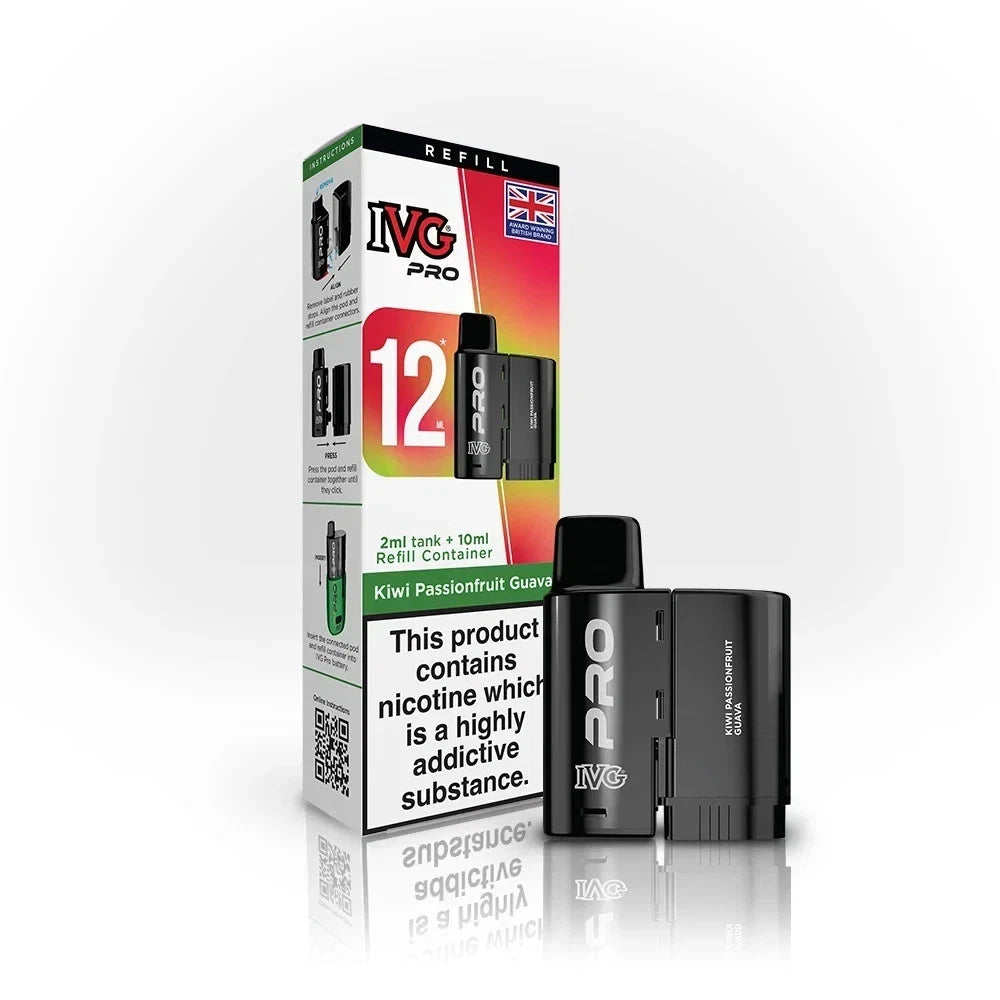 IVG Pro 12 Pods Prefilled Replacement Refill Pods | 20mg | IVG Pro 12 Refills MIX &MATCH