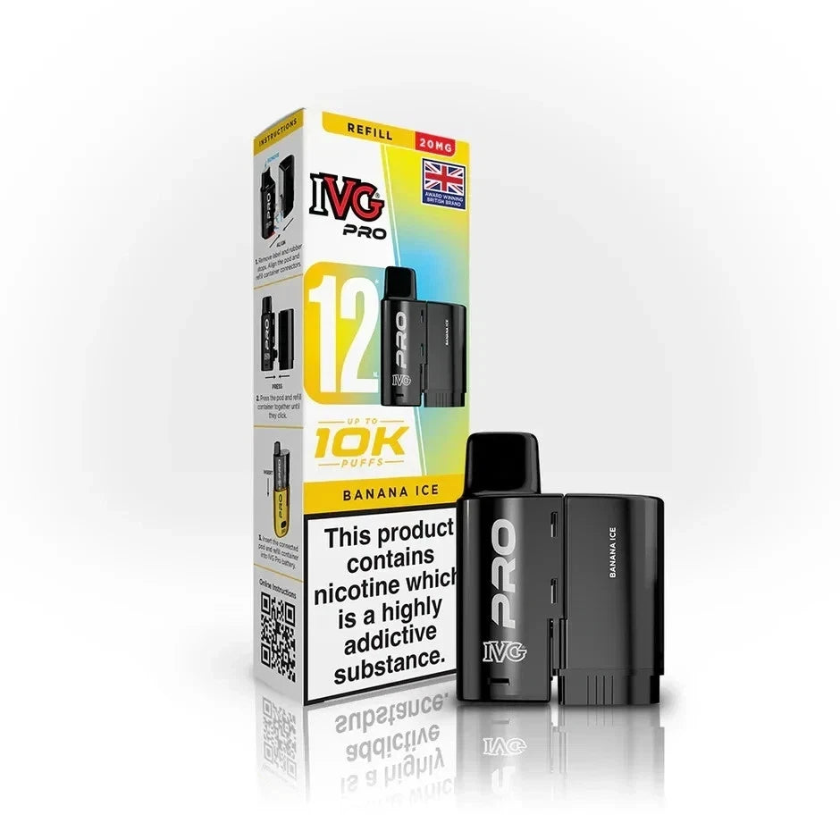 IVG Pro 12 Pods Prefilled Replacement Refill Pods | 20mg | IVG Pro 12 Refills MIX &MATCH