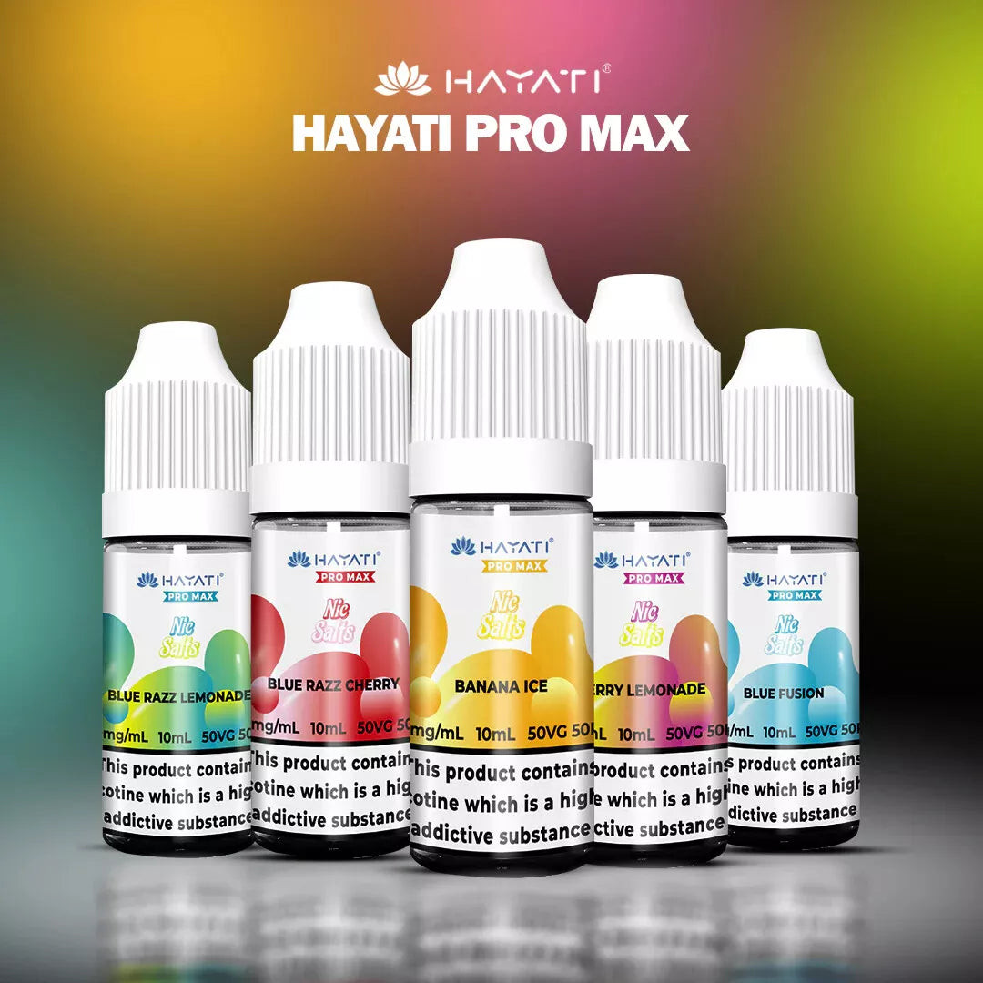 Hayati Pro Max 10ml Nic Salt E Liquid | Pack of 10