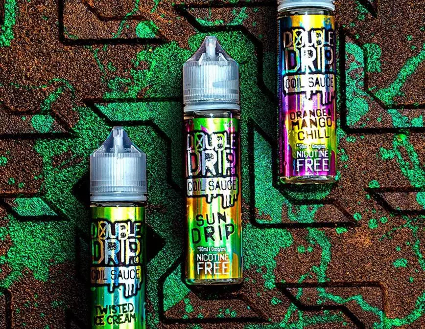 Double Drip Full Range 50ml E Liquid 80/20 VGPG 0mg