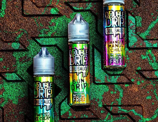 Double Drip Full Range 50ml E Liquid 80/20 VGPG 0mg