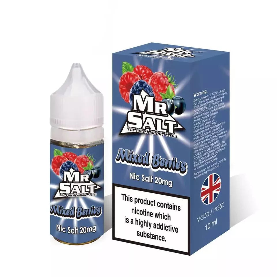 Mr Salt Nic Salt 10ml 10mg/20mg – Pack of 10 | New Flavours |