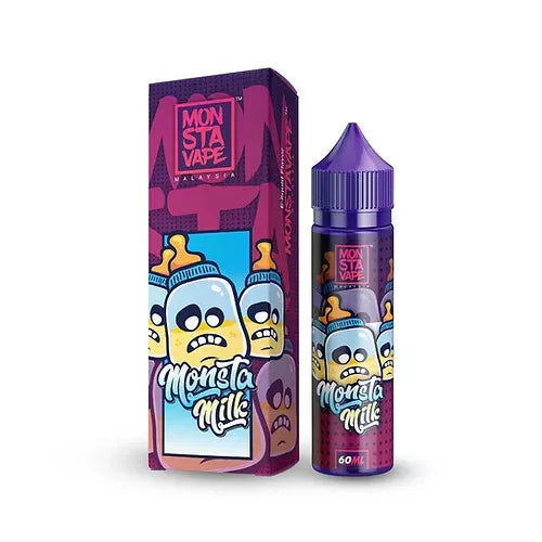 Monsta Vape Malaysian E Liquid Vape Juice Bottle 50-0mg 70/30 VGPG TPD