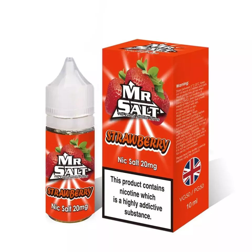 Mr Salt Nic Salt 10ml 10mg/20mg – Pack of 10 | New Flavours |