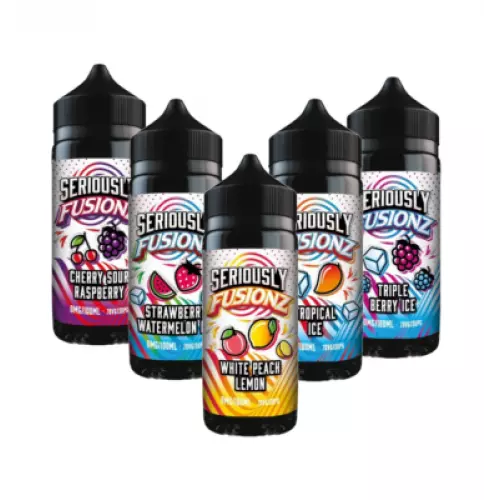 Seriously E Liquid FULL RANGE 100 By Doozy Vape 0mg Vape Juice 70VG/30PG