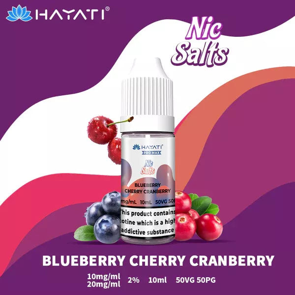 Hayati Pro Max 10ml Nic Salt E Liquid | Pack of 10