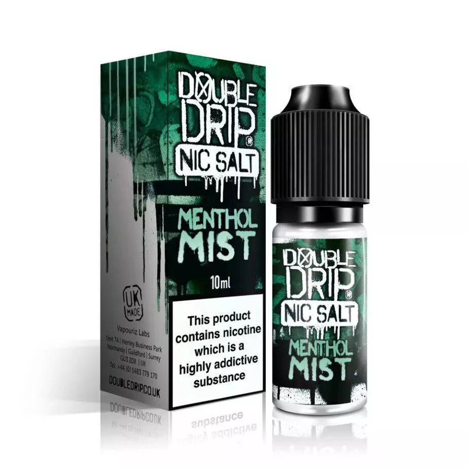 Double Drip Nic Salt 10 x 10ml 10mg/ml 20mg/ml Vape Juice 50/50