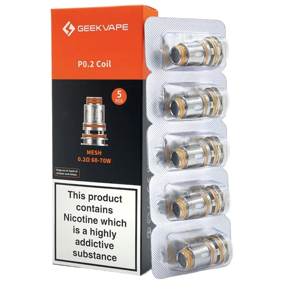 Geekvape P Series 0.2 0.4 Ohm Aegis Boost Pro Pod Vape Atomizer Mesh Coil (5PC)