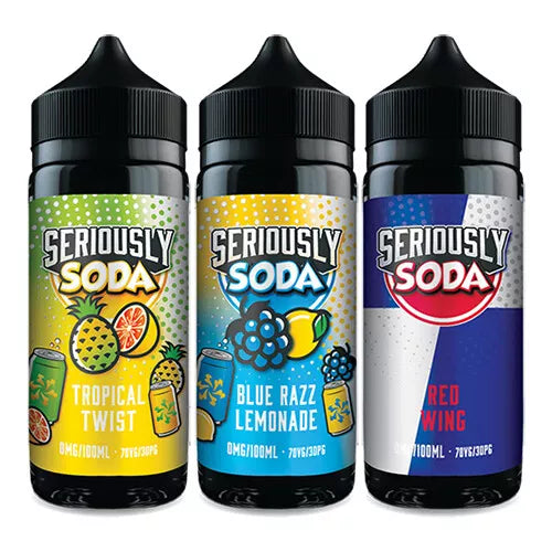 Seriously E Liquid FULL RANGE 100 By Doozy Vape 0mg Vape Juice 70VG/30PG