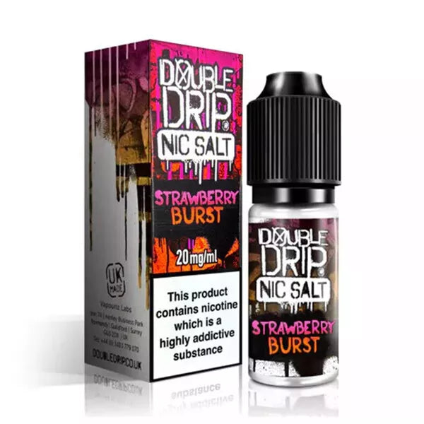 Double Drip Nic Salt 10 x 10ml 10mg/ml 20mg/ml Vape Juice 50/50