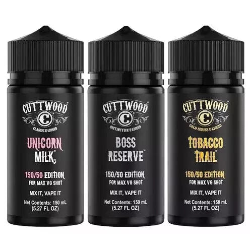 Cuttwood E liquid Vape Juice 150/70/30 VG/PG 0mg