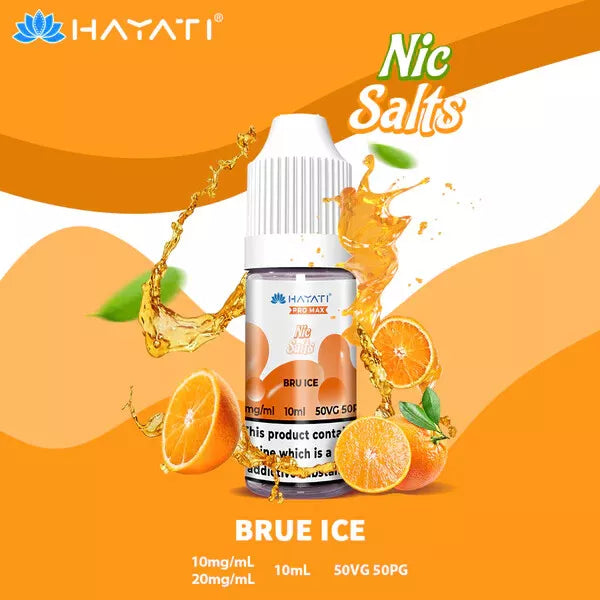 Hayati Pro Max 10ml Nic Salt E Liquid | Pack of 10