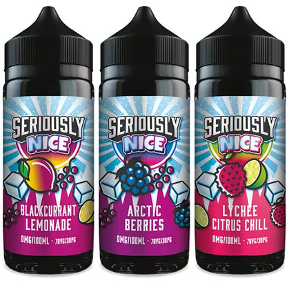Seriously E Liquid FULL RANGE 100 By Doozy Vape 0mg Vape Juice 70VG/30PG