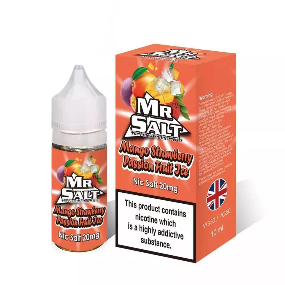 Mr Salt Nic Salt 10ml 10mg/20mg – Pack of 10 | New Flavours |