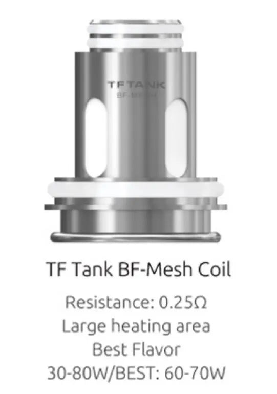 SMOK TF Tank BF- Mesh Coil 0.25Ω Pack Of 3