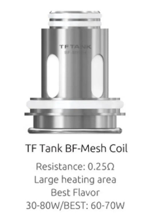 SMOK TF Tank BF- Mesh Coil 0.25Ω Pack Of 3