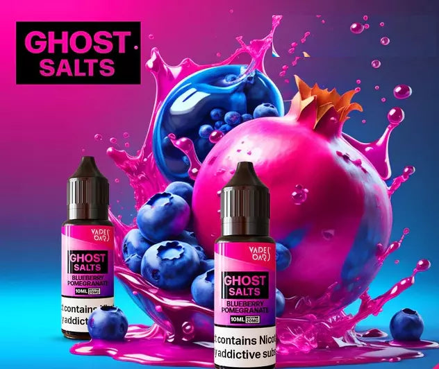 Vapes Bars Ghost 10ml Nic Salt 10mg&20mg PACK OF 10