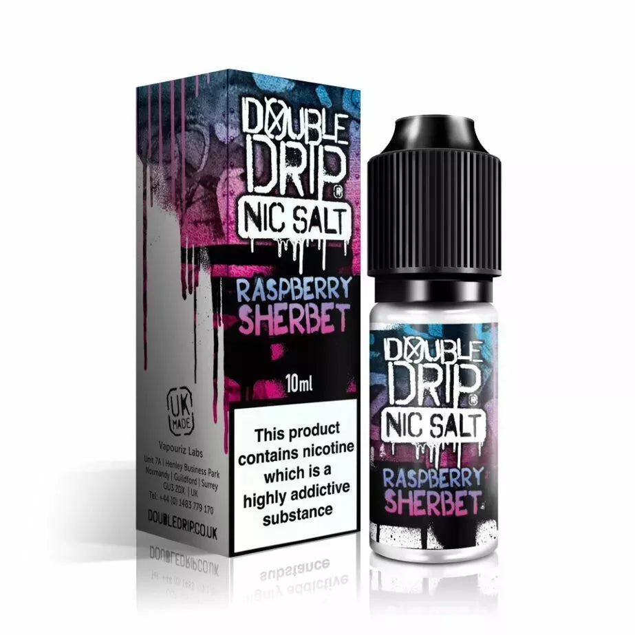 Double Drip Nic Salt 10 x 10ml 10mg/ml 20mg/ml Vape Juice 50/50