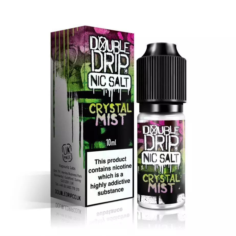 Double Drip Nic Salt 10 x 10ml 10mg/ml 20mg/ml Vape Juice 50/50