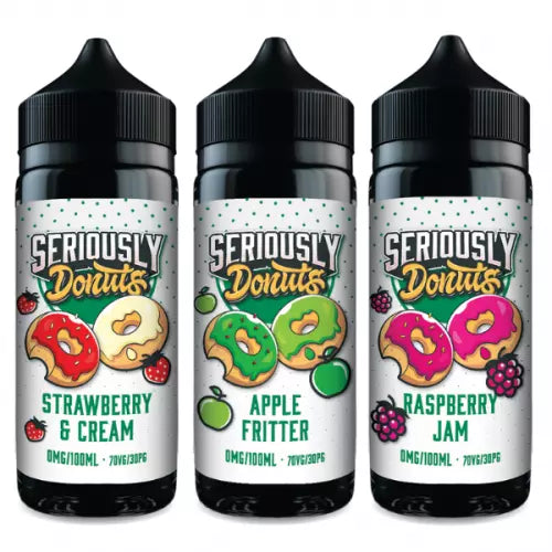 Seriously E Liquid FULL RANGE 100 By Doozy Vape 0mg Vape Juice 70VG/30PG