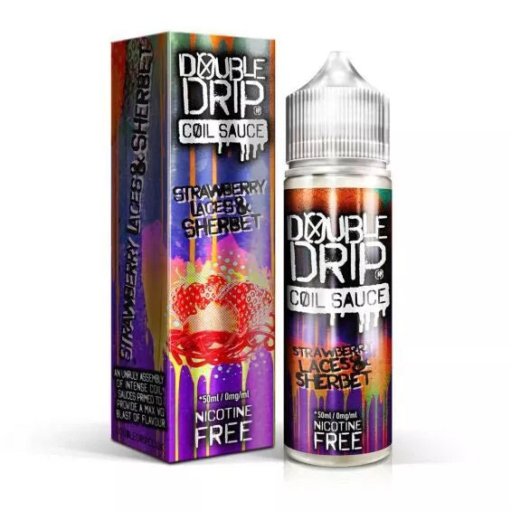 Double Drip Full Range 50ml E Liquid 80/20 VGPG 0mg