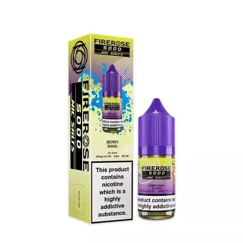Firerose 5000 Nic Salts 10ml E Liquid 10mg|20mg 50/50 VG/PG (PACK OF 10)