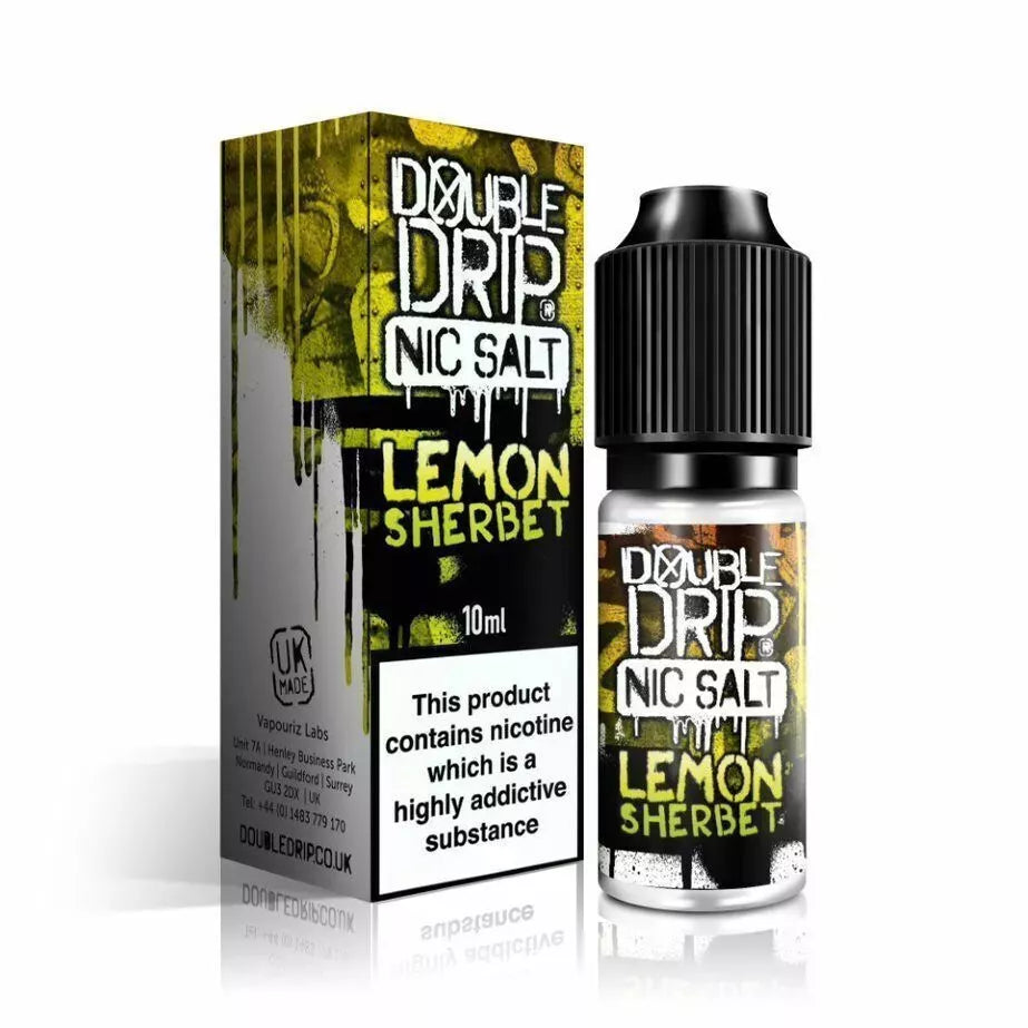 Double Drip Nic Salt 10 x 10ml 10mg/ml 20mg/ml Vape Juice 50/50