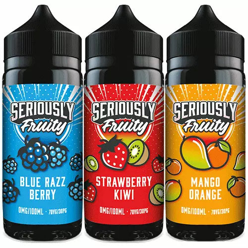Seriously E Liquid FULL RANGE 100 By Doozy Vape 0mg Vape Juice 70VG/30PG