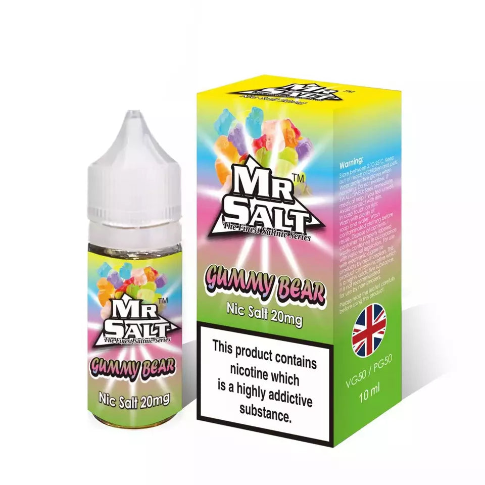 Mr Salt Nic Salt 10ml 10mg/20mg – Pack of 10 | New Flavours |