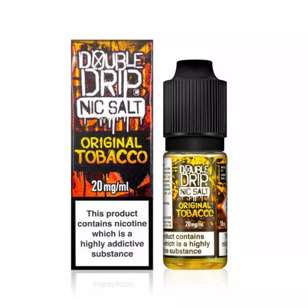 Double Drip Nic Salt 10 x 10ml 10mg/ml 20mg/ml Vape Juice 50/50