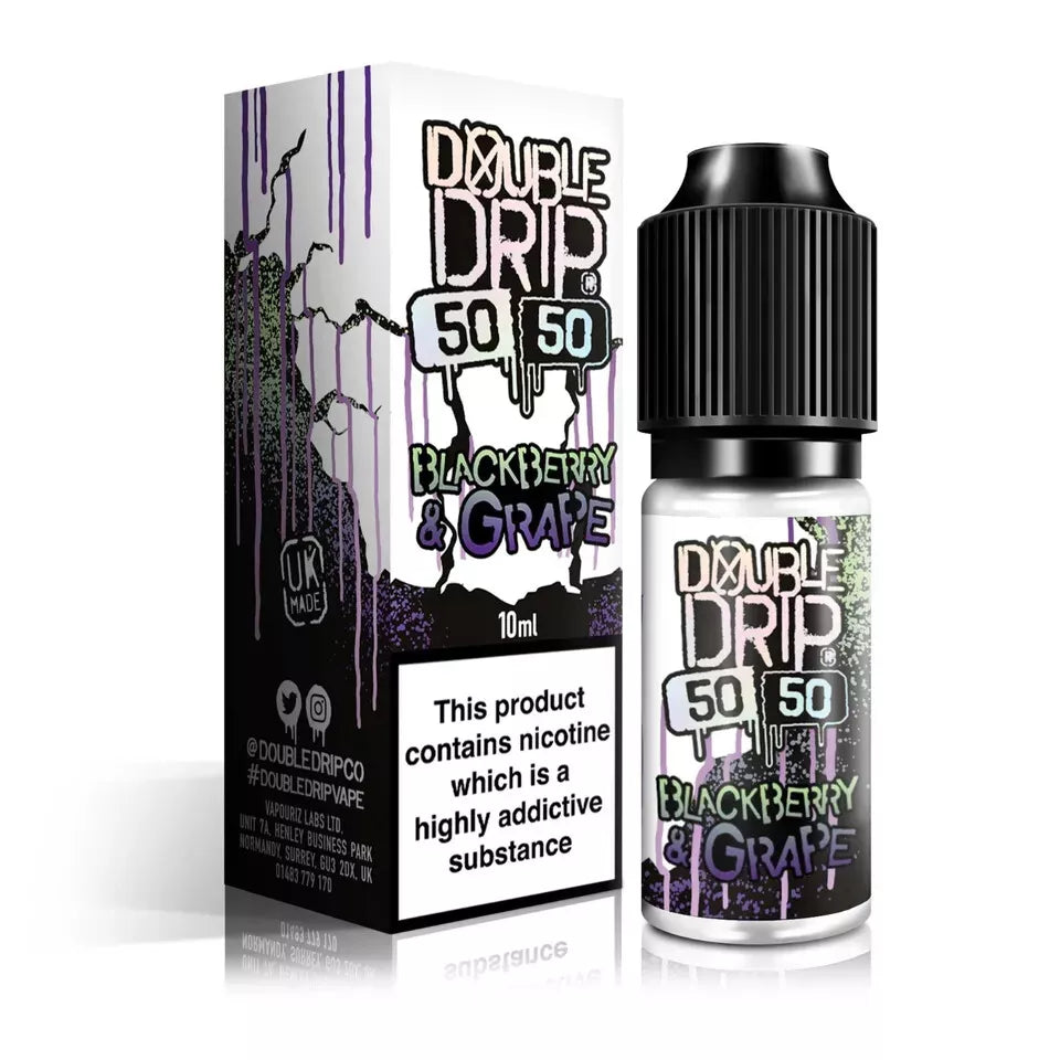 Double Drip 10 X 10ml E Liquid 50/50 3mg 6mg